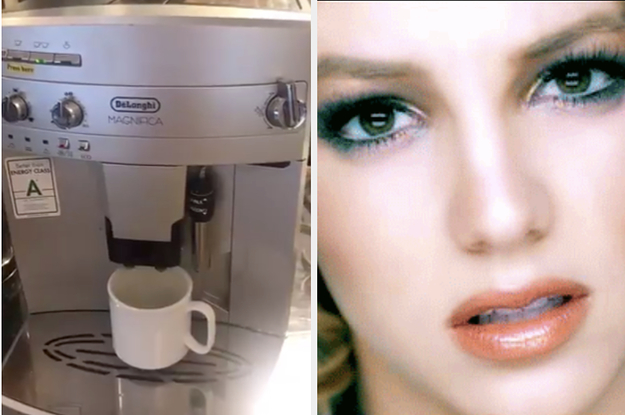 A Coffee Machine Is Going Viral Because It Sounds Exactly Like Britney Spears’ Song “Stronger”