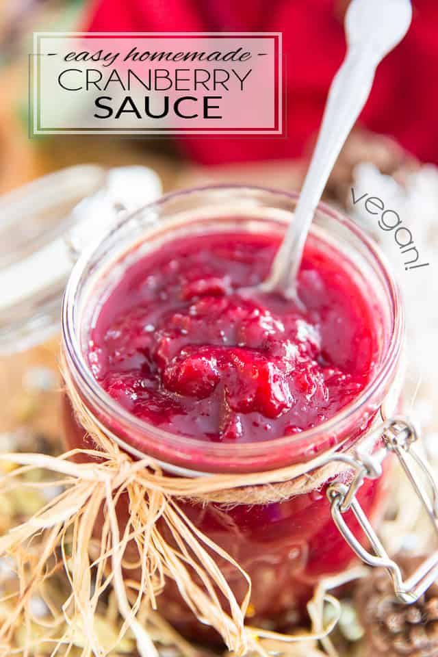 Easy Homemade Cranberry Sauce • The Healthy Foodie