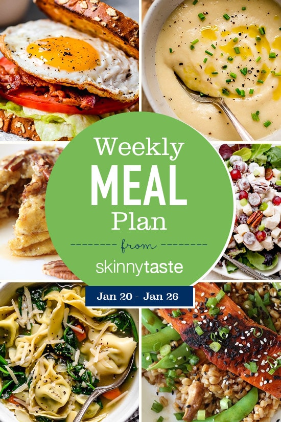 Skinnytaste Meal Plan (January 20-January 26)