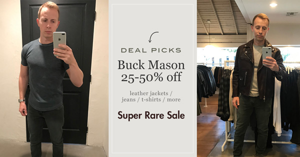 Deal Picks: Buck Mason 25-50% Off – Super RARE Sale