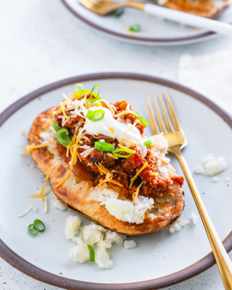 Chili Baked Potatoes – A Couple Cooks