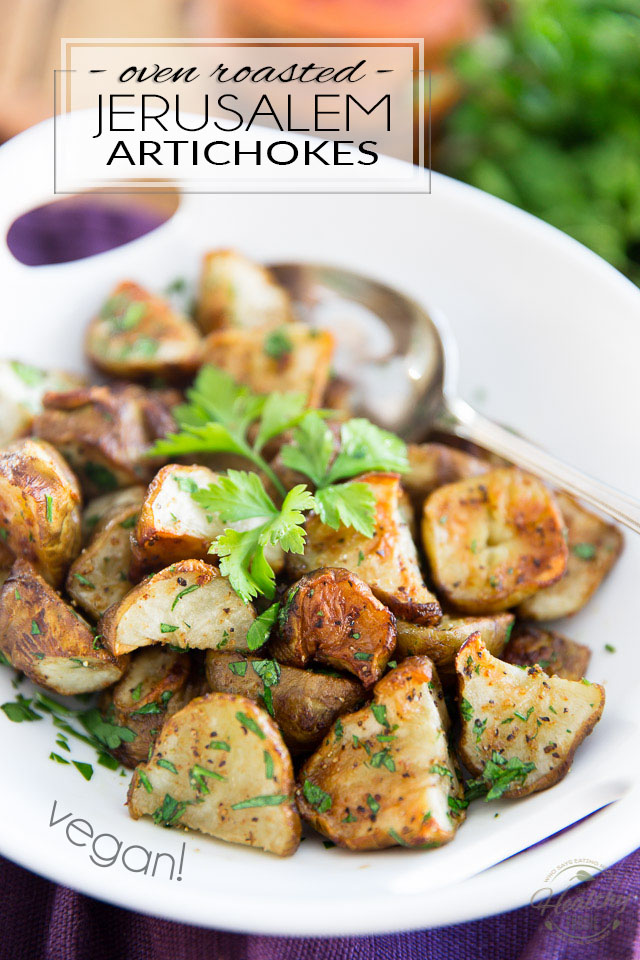 Oven Roasted Jerusalem Artichokes • The Healthy Foodie