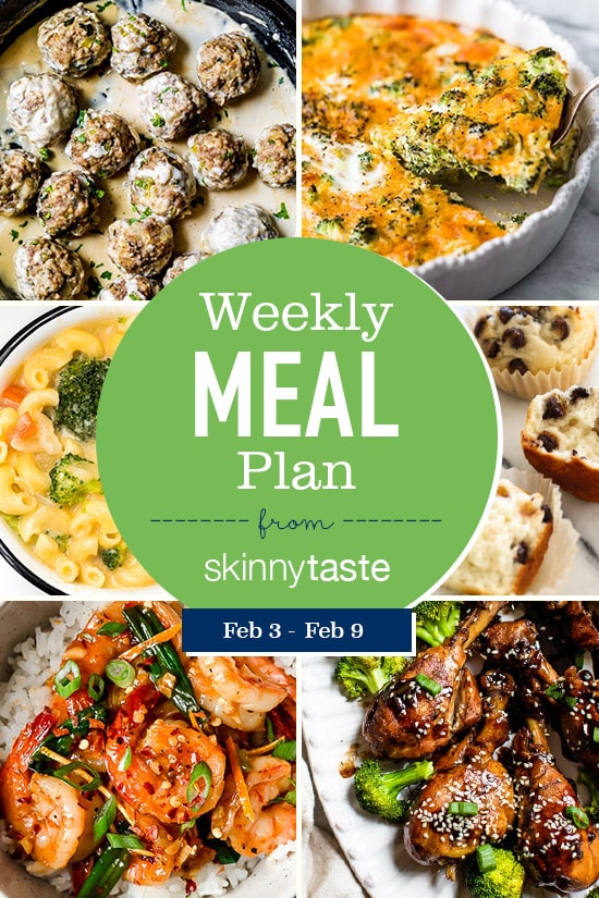 7-Day Weight-Loss Meal Plan (February 3-February 9)