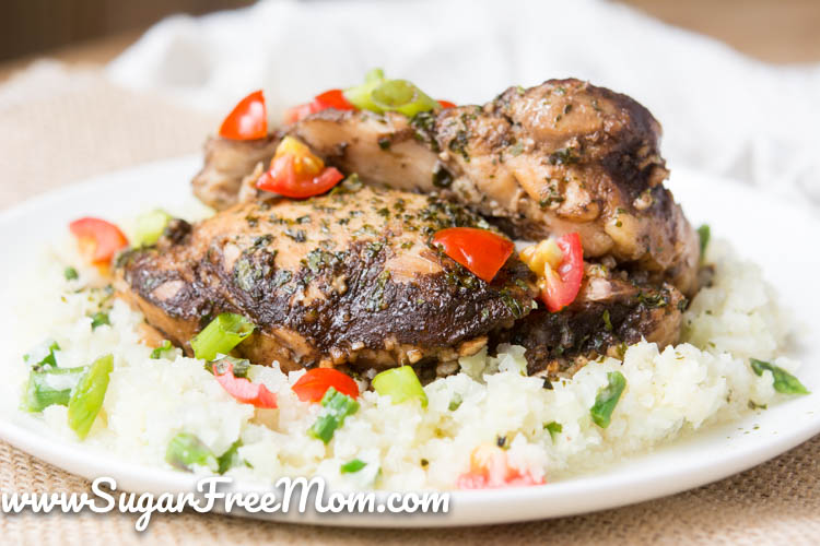 Low Carb Slow Cooker Balsamic Chicken Thighs