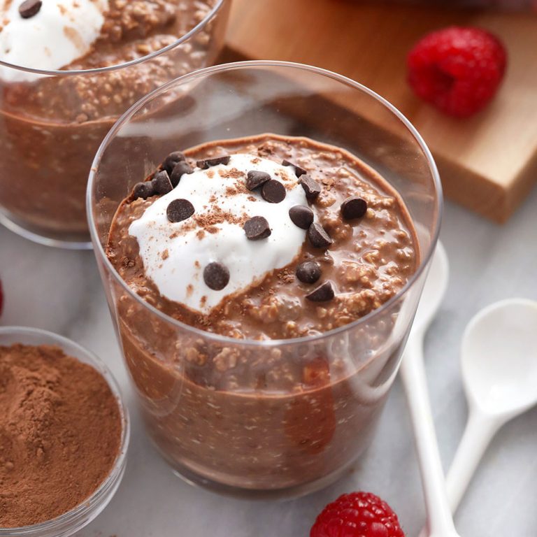 Quick Mocha Overnight Oats (prepared in 15 min!)