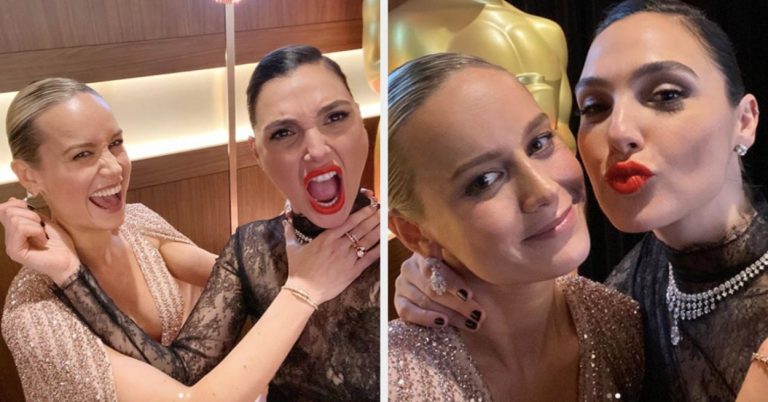 Brie Larson And Gal Gadot Posted Identical Selfies Together And It’s The Most Ambitious Crossover Event In History