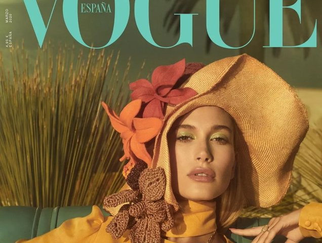 Hailey Bieber Vogue Spain March 2020