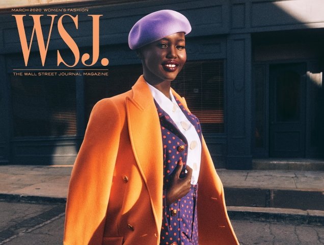 Adut Akech WSJ. Magazine March 2020