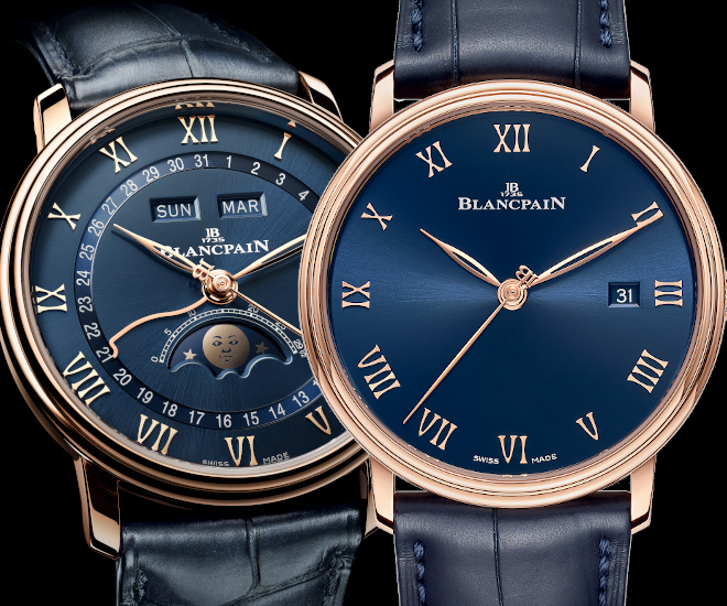 Blancpain Villeret Quantième Complet is an Exquisite Moonphase in Blue