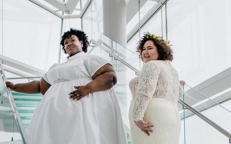 Inside the 3X+ Plus Size Bridal Look Book by Mechanic Shop Femme!