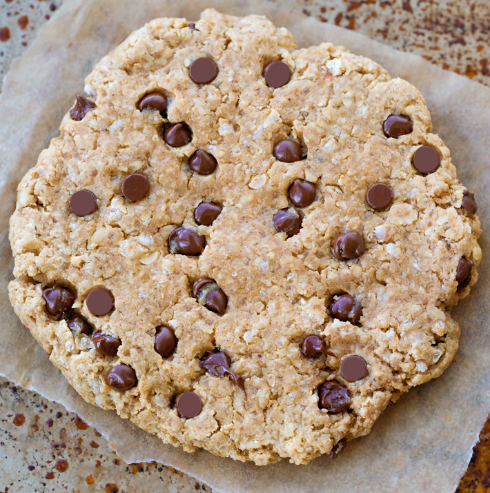 Vegan Chocolate Chip Oatmeal Cookie