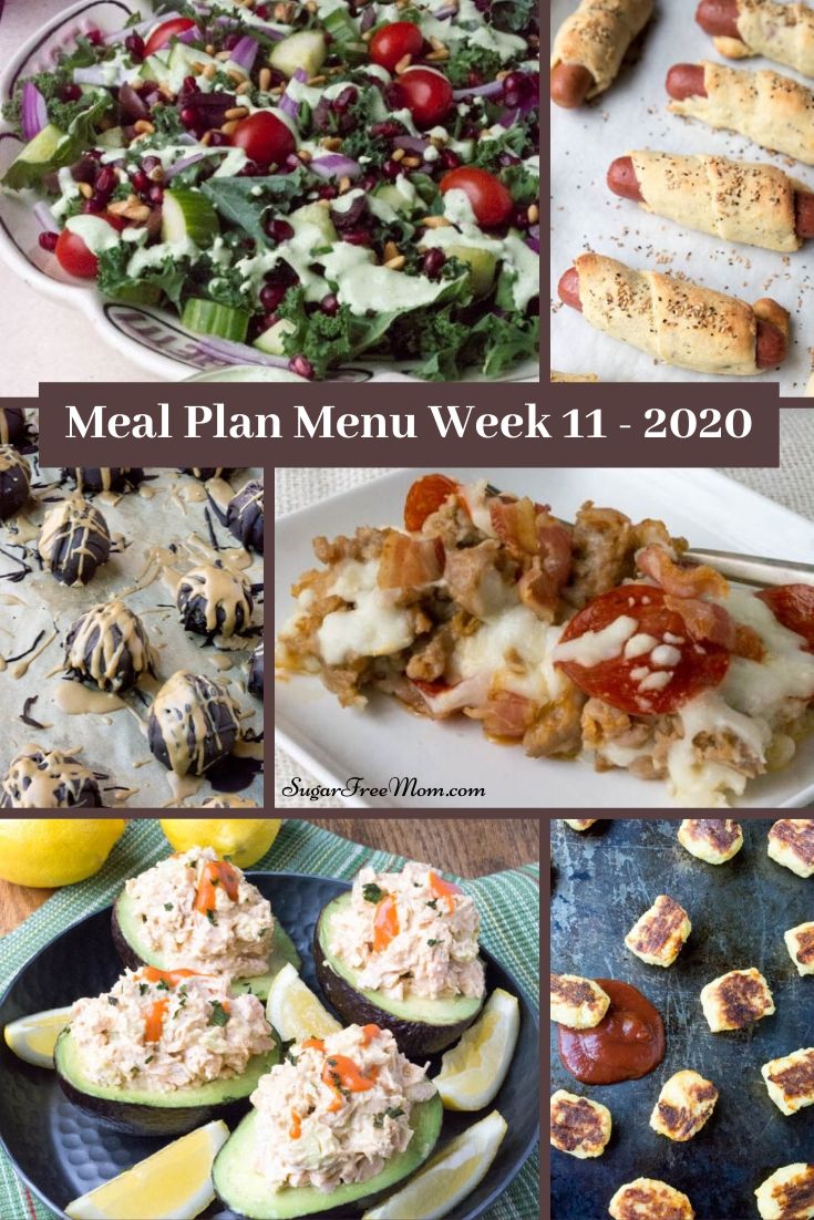 Low Carb Keto Meal Plan Menu Week 11