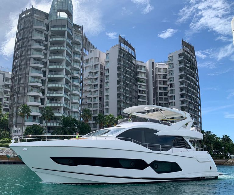 Sunseeker 76 Yacht Arrives In Singapore as British Brand Builds Presence