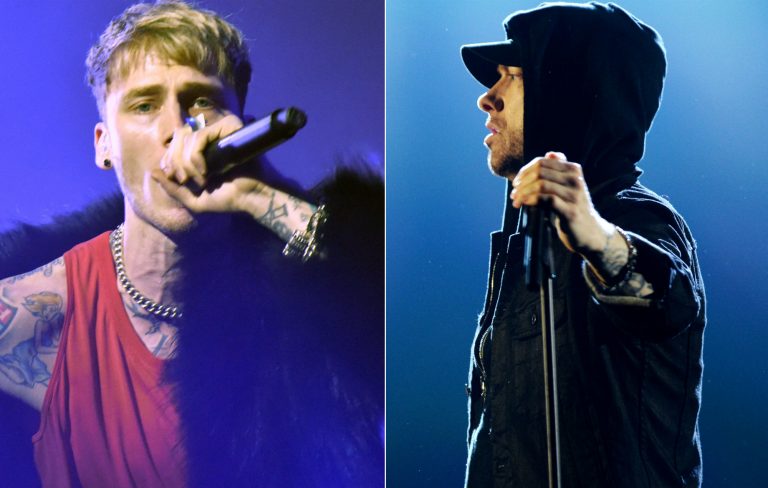 Listen to Machine Gun Kelly hit out at Eminem in ruthless new monitor, ‘Bullets With Names’