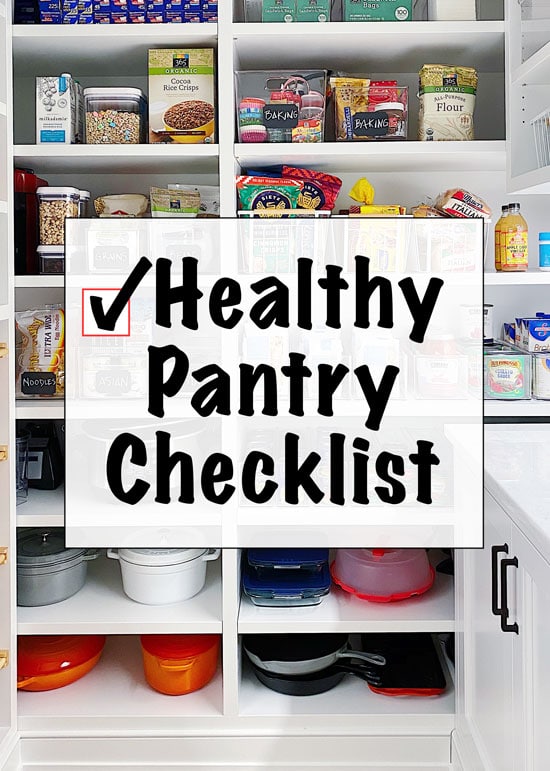 Pantry, Refrigerator and Freezer Staples