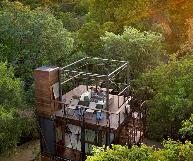 South Africa’s Thirty-Nine Foot High Ngala Treehouse By andBeyond