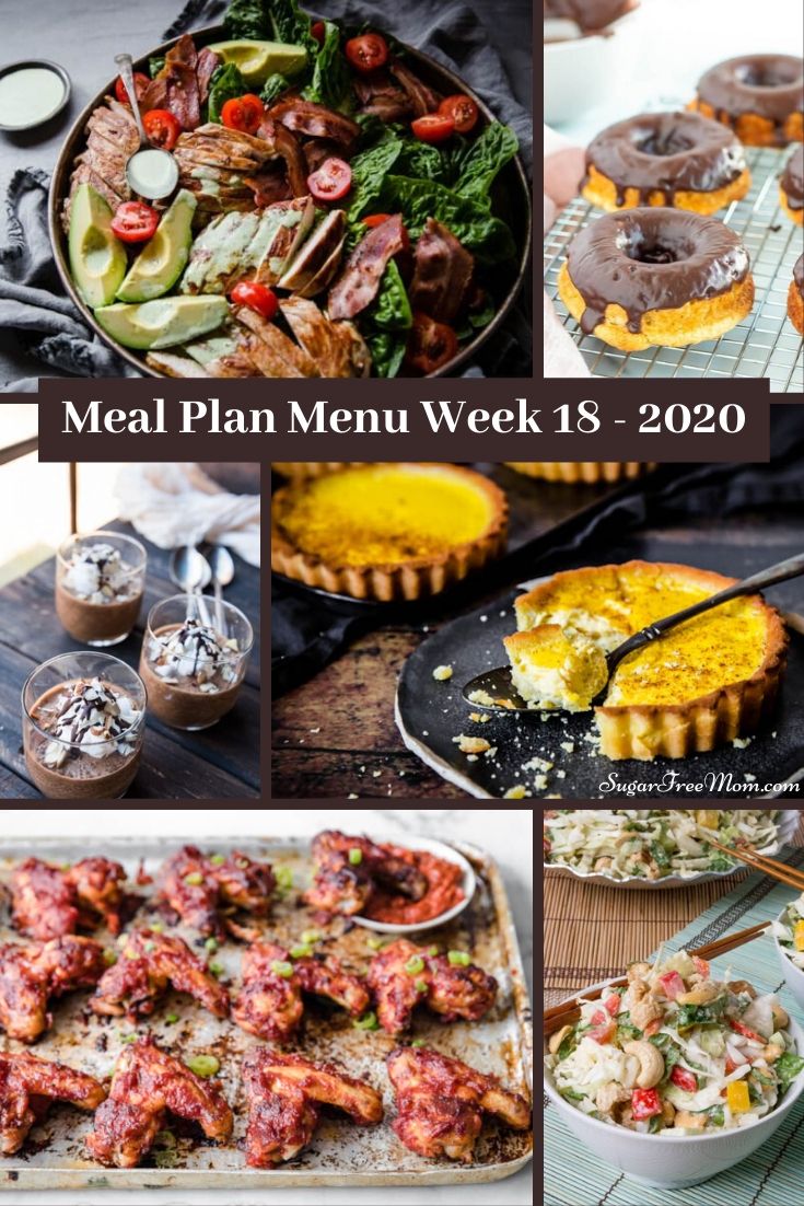 Low Carb Keto Meal Plan Menu Week 18