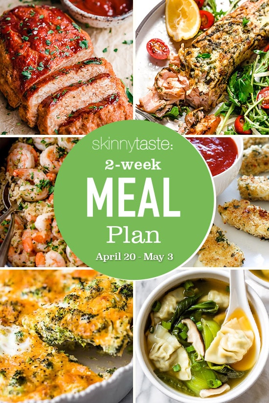 14-Day Healthy Meal Plan (April 20-Might 3)