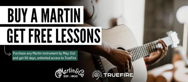 Buy A Martin Guitar Get Free Lessons For Three Months