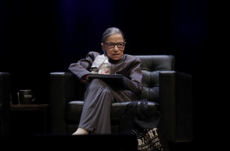 Justice Ginsburg in hospital with an infection, court says