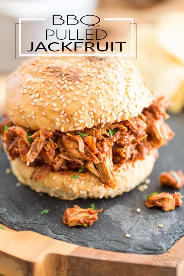 Sweet BBQ Pulled Jackfruit • The Healthy Foodie