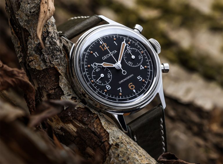 British Brand Geckota Reveals Their New W-02 Vintage Military Chronograph