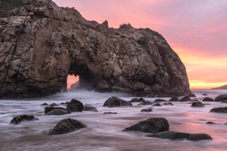 Land of the Purple Sand: Pfeiffer Seashore, Big Sur, CA