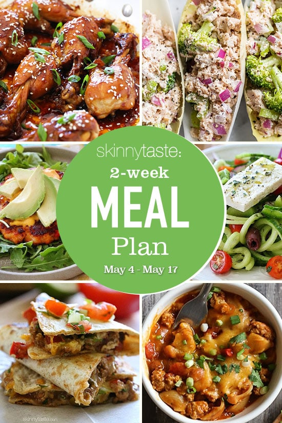 14-Day Healthy Meal Plan (May 4- May 17)