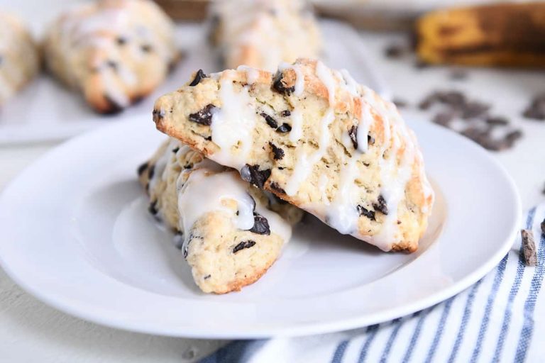 Chocolate Chip Banana Bread Scones