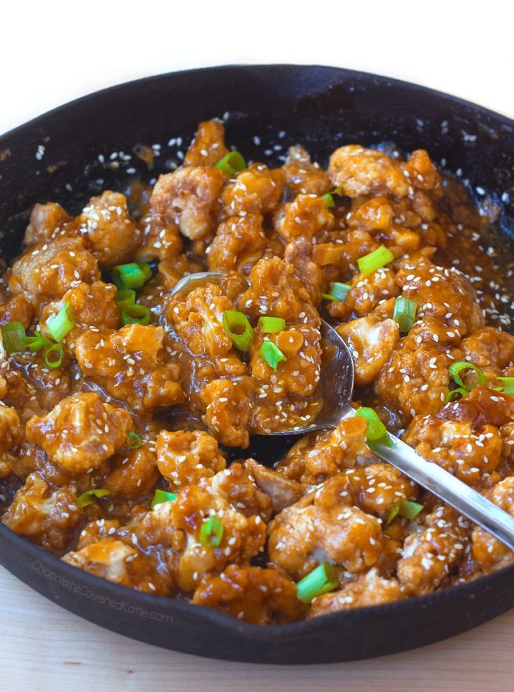 Sticky Sesame Cauliflower!