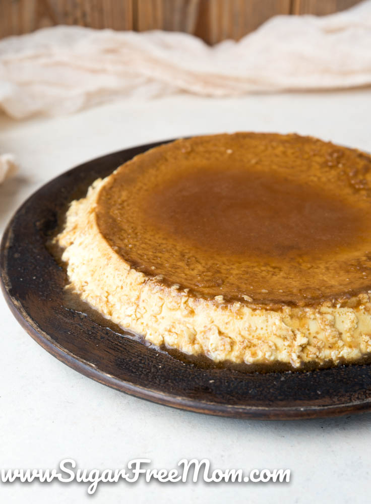 Sugar Free Keto Coconut Flan {Dairy Free & Gluten Free}