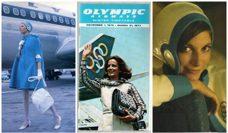 THE FABULOUS UNIFORMS OF THE OLYMPIC AIRWAYS | FLIGHT ATTENDANT