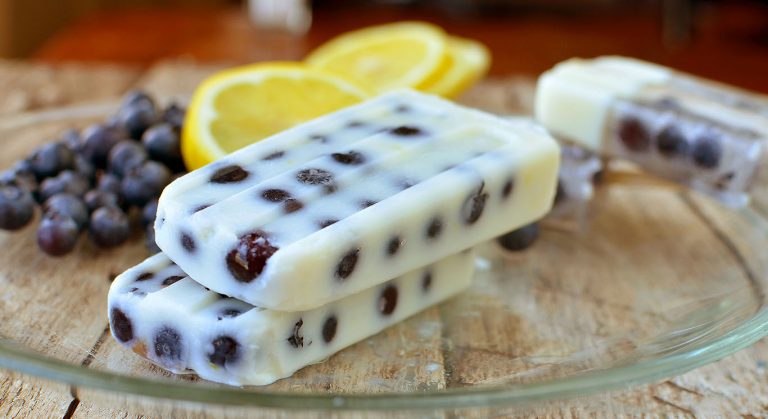 Blueberry Lemon Pudding Pops – Super Healthy Kids