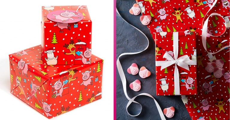 Percy Pig wrapping paper launches at M&S Brits think it’s ‘so cute’