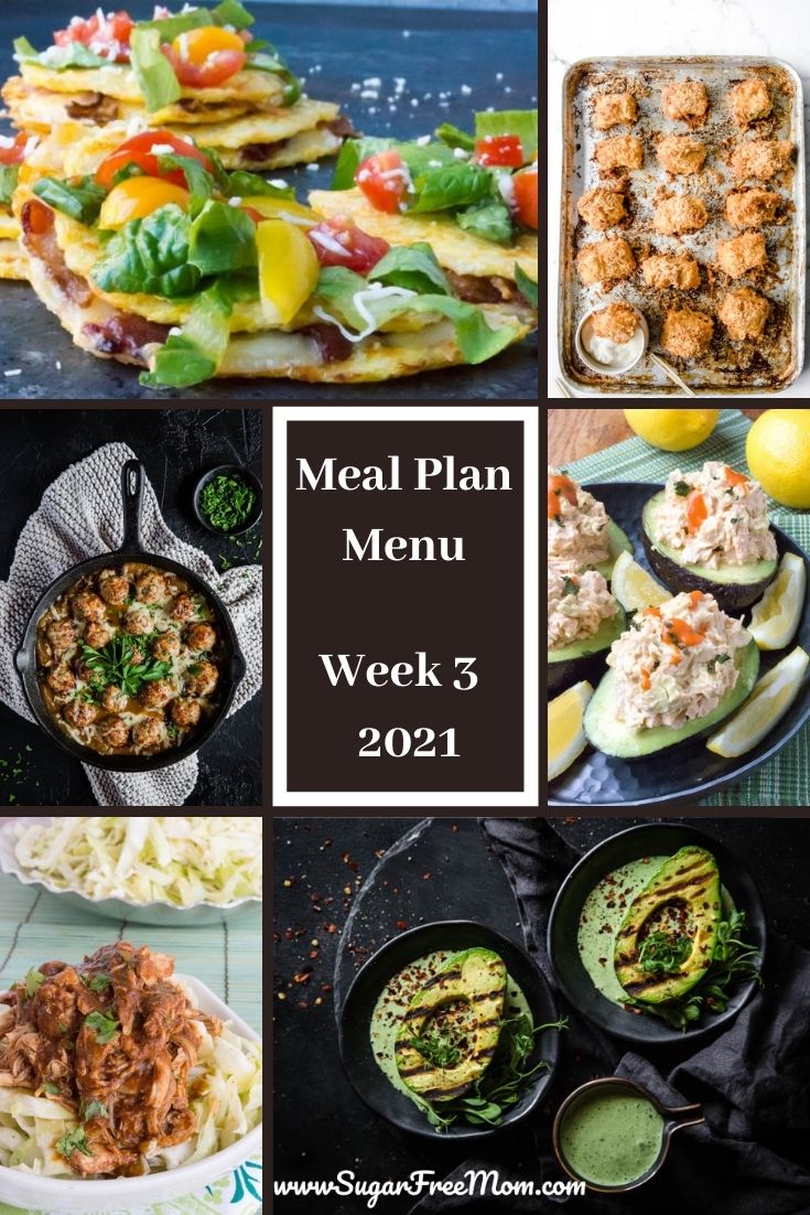 Low-Carb Keto Meal Plan Menu Week 3