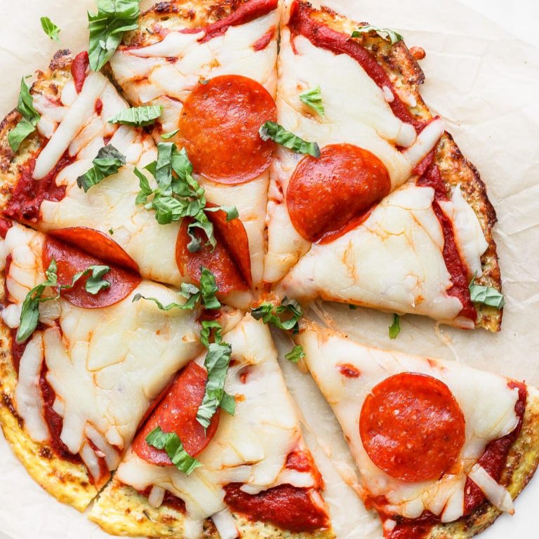 Cauliflower Pizza Crust (Gluten Free!)