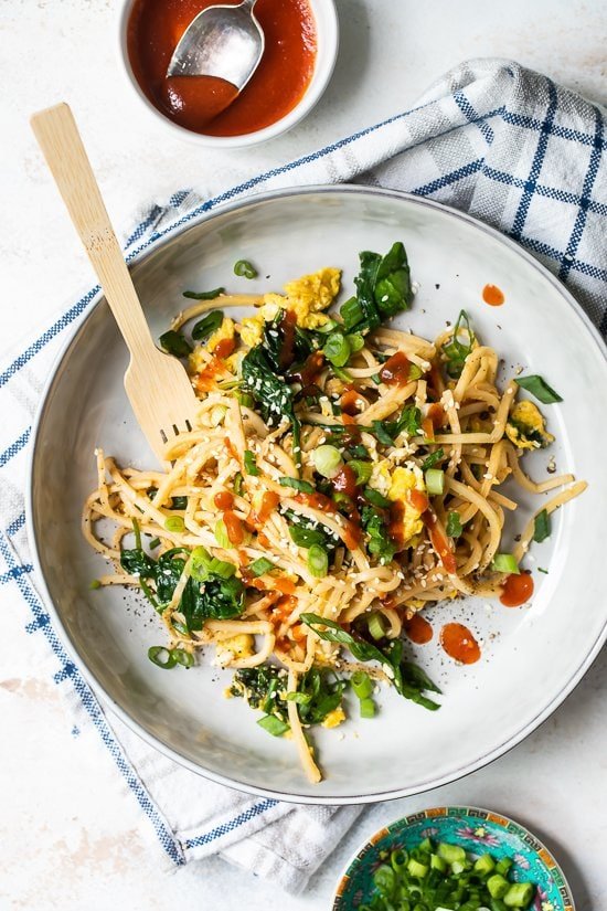 Hearts of Palm Noodle Peanut Stir Fry