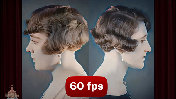 Bobbed Hair 1926 – 1920’s Hairstyle Film AI Enhanced