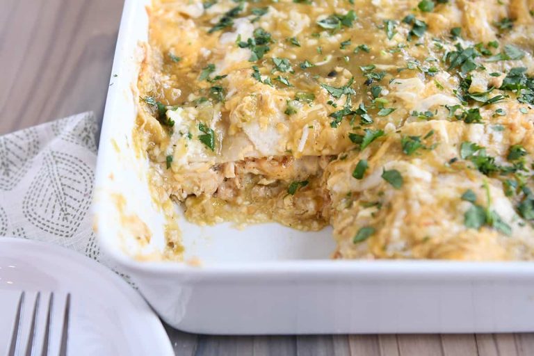 Easy Chicken Enchilada Casserole | Mel’s Kitchen Cafe