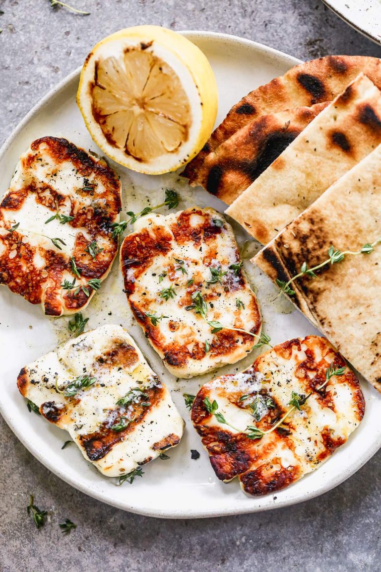 Grilled Halloumi Cheese {Non Melting Cheese} – WellPlated.com