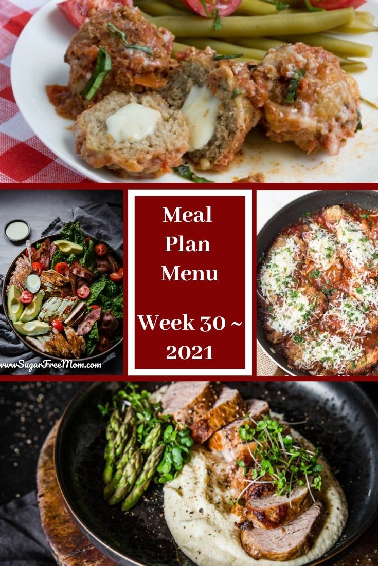 Low-Carb Keto Fasting Meal Plan Menu Week 30