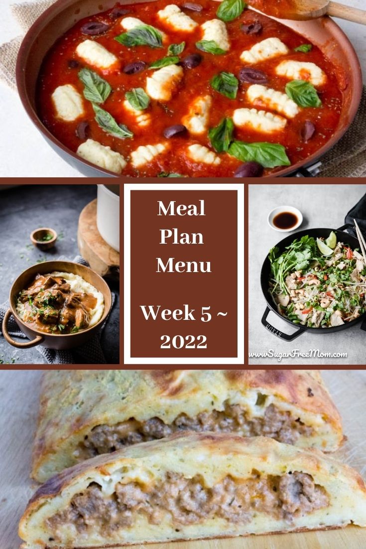 Low-Carb Keto Fasting Meal Plan Menu Week 5