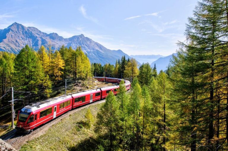 Switzerland creates world record for longest passenger train operation.