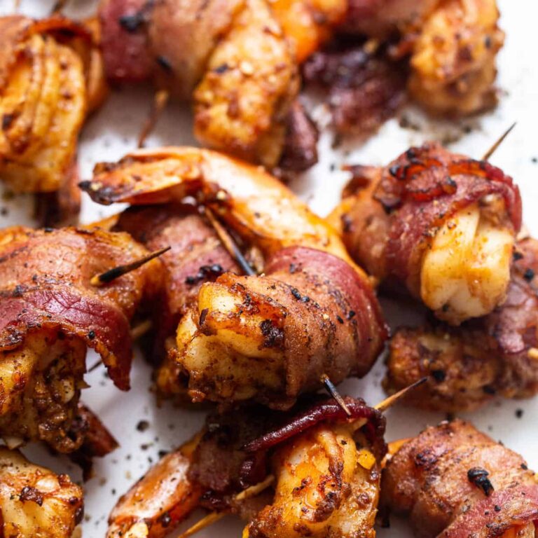 Bacon Wrapped Shrimp – Fit Foodie Finds