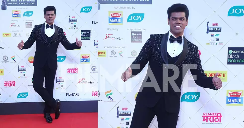 Planet Marathi Filmfare Awards Marathi 2022: Siddarth Jadhav graces the red carpet with his presence