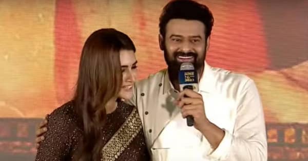 Prabhas stops himself in time from holding Kriti Sanon’s waist; fans laud the actor