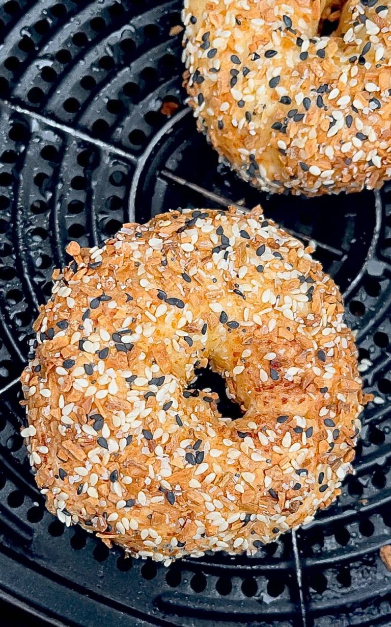 Protein Bagels with Cottage Cheese (Air Fryer or Oven)