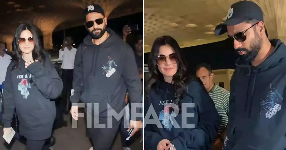 Vicky Kaushal and Katrina Kaif jet off for a vacation. See pics: