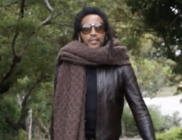 Lenny Kravitz Joins TikTok With Giant Viral Scarf