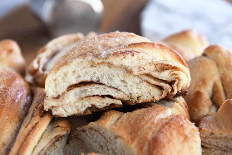 Cinnamon Sugar Twisted Croissant Bread